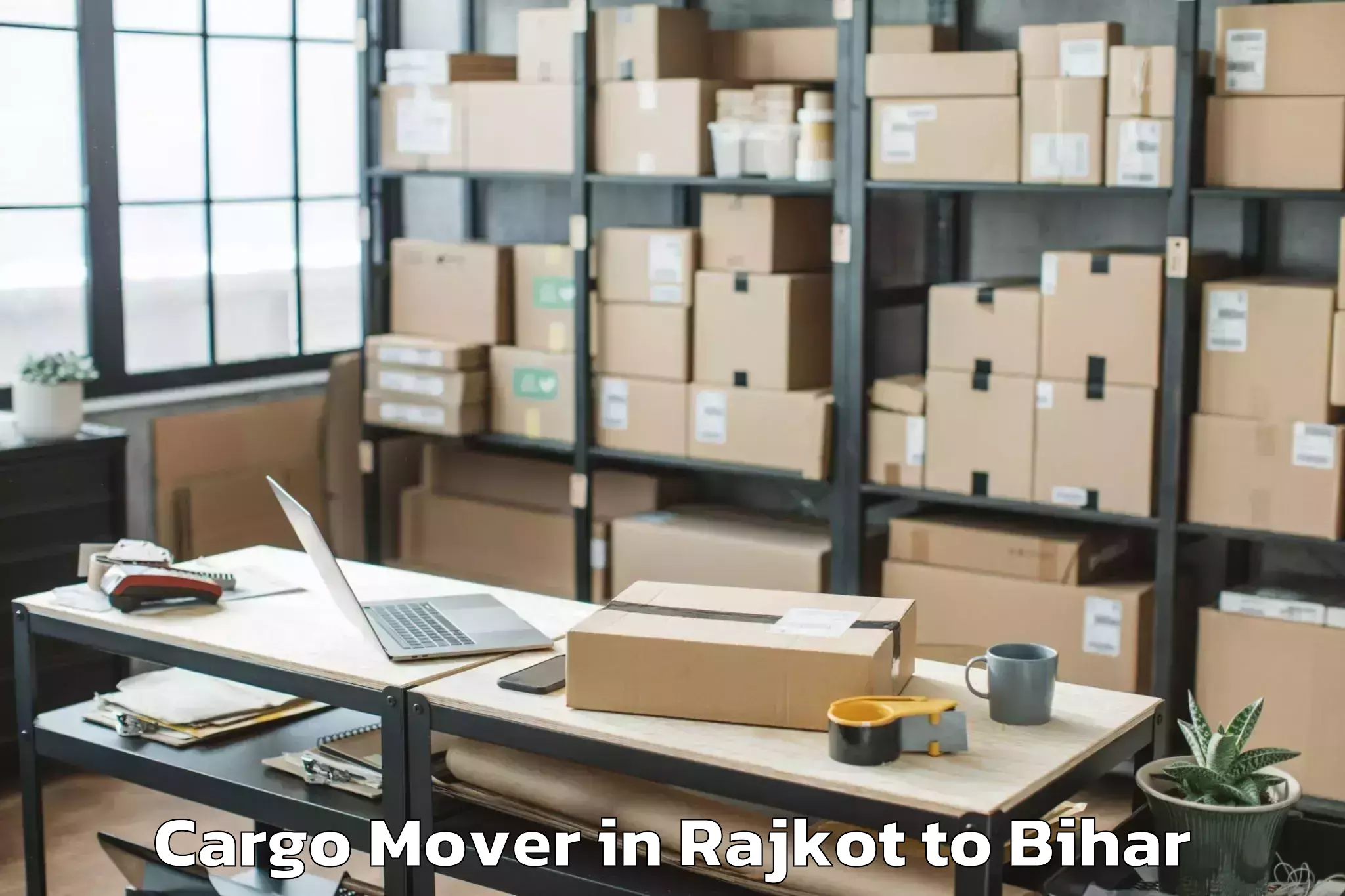 Get Rajkot to Lakhisarai Cargo Mover